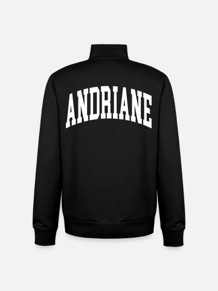 Andriane - Unisex Organic Zip Sweatshirt by Stanley/Stella - black
