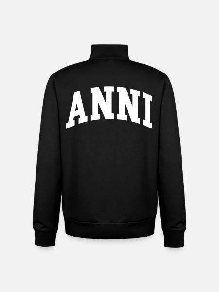 Anniversaire - Sweat zippé unisexe en coton bio Stanley/Stella - noir