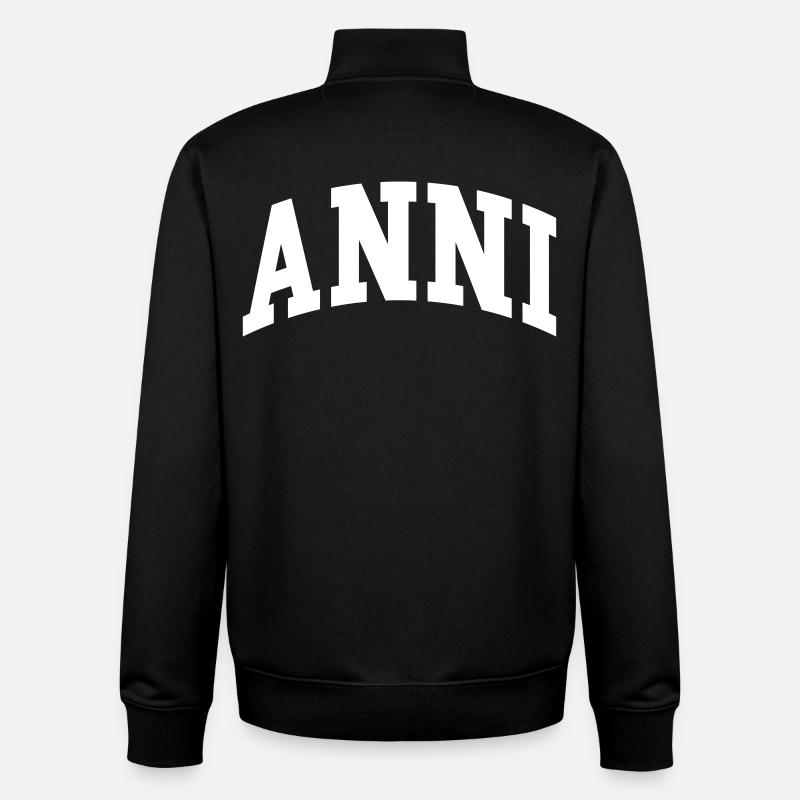 Anni - Unisex Organic Zip Sweatshirt by Stanley/Stella - black