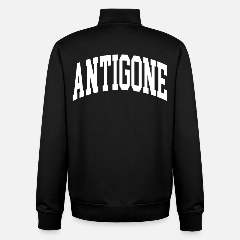 Antigone - Unisex Organic Zip Sweatshirt by Stanley/Stella - black