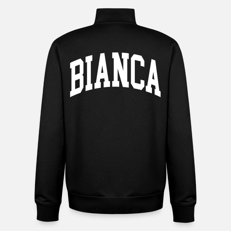 Bianca - Unisex Organic Zip Sweatshirt von Stanley/Stella - Schwarz