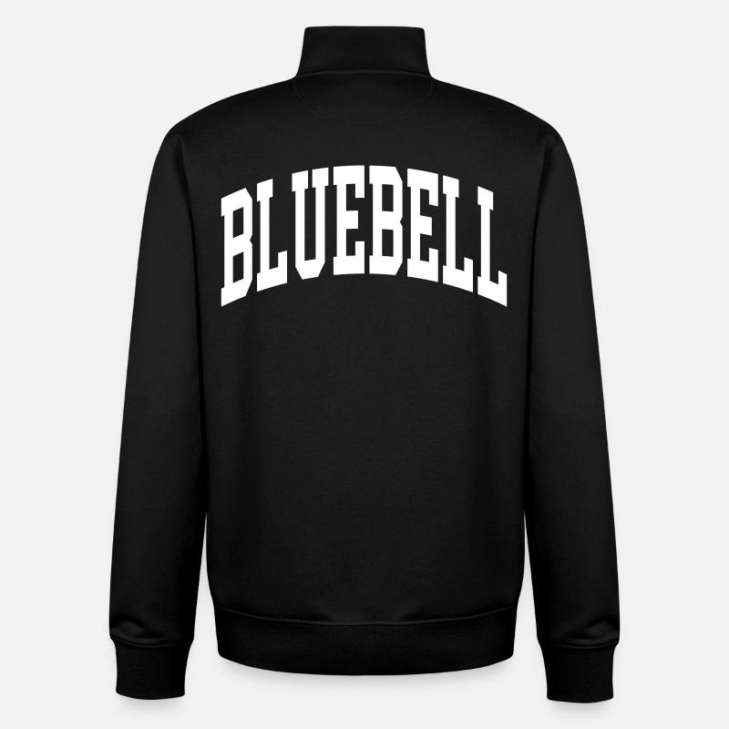 Jacinthes - Sweat zippé unisexe en coton bio Stanley/Stella - noir