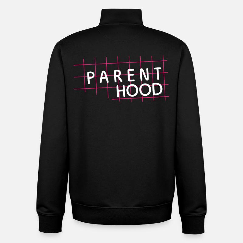 Parenthood – Focus sur la vie parentale - Sweat zippé unisexe en coton bio Stanley/Stella - noir
