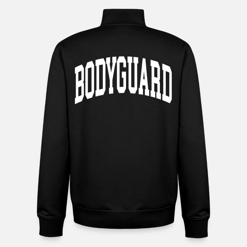 Bodyguard - Unisex Organic Zip Sweatshirt von Stanley/Stella - Schwarz