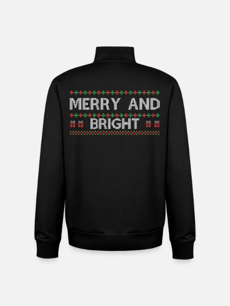 Hässlicher Weihnachtspullover Hässliches Weihnachtsgeschenk-Idee - Unisex Organic Zip Sweatshirt von Stanley/Stella - Schwarz