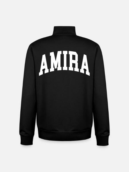 Amira - Unisex Organic Zip Sweatshirt by Stanley/Stella - black