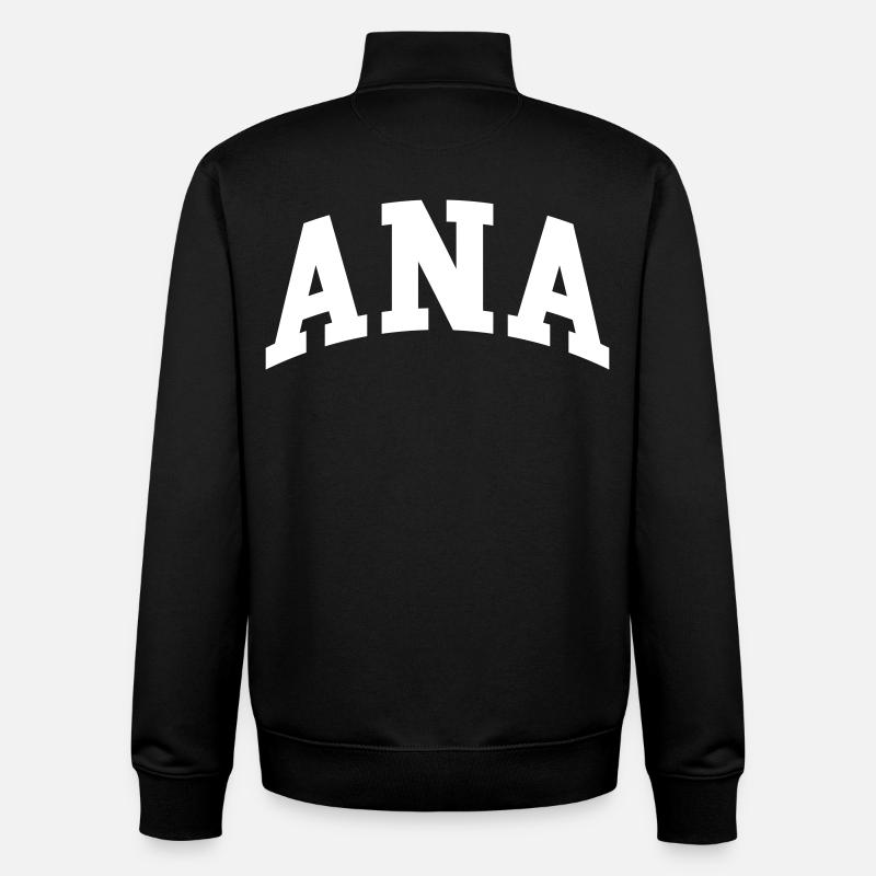 Ana - Unisex Organic Zip Sweatshirt von Stanley/Stella - Schwarz