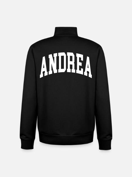 Andrea - Sweat zippé unisexe en coton bio Stanley/Stella - noir
