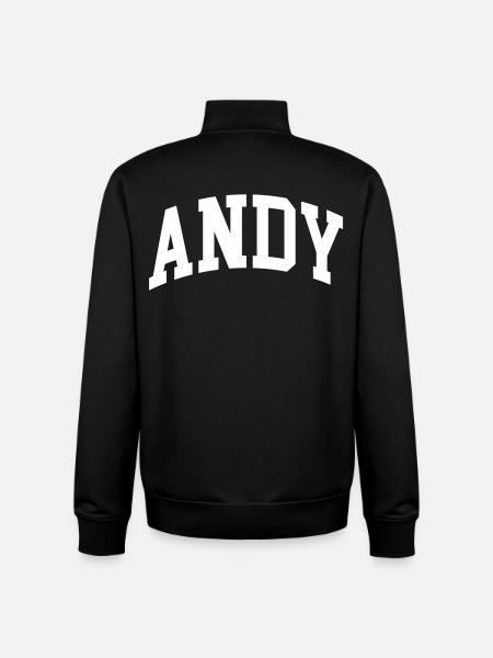 Andy - Sweat zippé unisexe en coton bio Stanley/Stella - noir