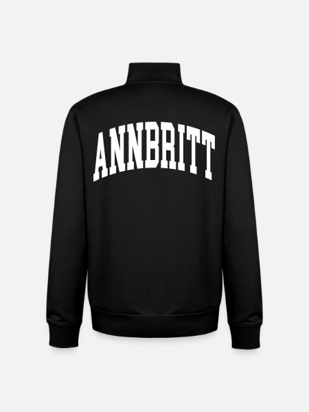 Annbritt - Unisex Organic Zip Sweatshirt by Stanley/Stella - black