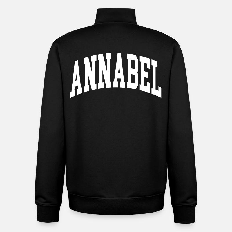 Annabel - Unisex Organic Zip Sweatshirt by Stanley/Stella - black