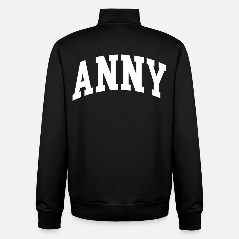 Anny - Unisex Organic Zip Sweatshirt von Stanley/Stella - Schwarz