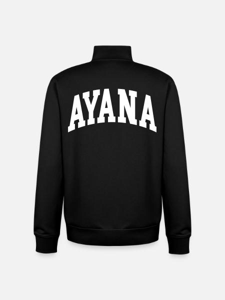 Ayana - Sweat zippé unisexe en coton bio Stanley/Stella - noir