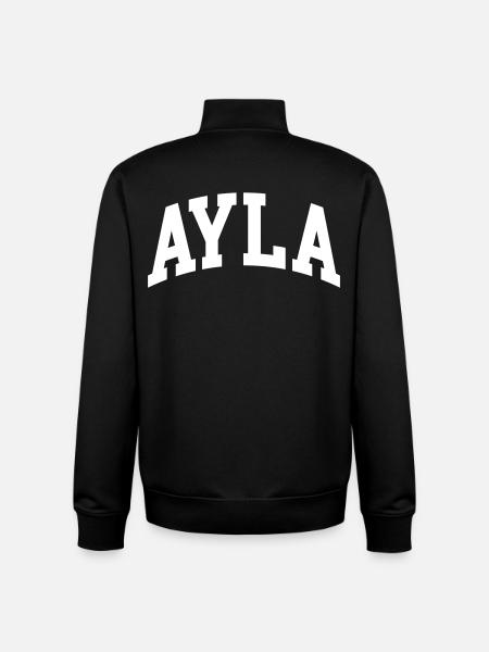 Ayla - Unisex Organic Zip Sweatshirt by Stanley/Stella - black