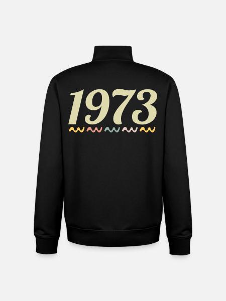 1973 - Unisex Organic Zip Sweatshirt von Stanley/Stella - Schwarz