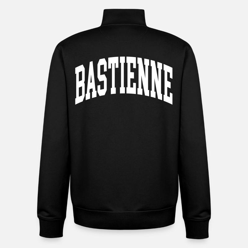 Bastienne - Unisex Organic Zip Sweatshirt von Stanley/Stella - Schwarz