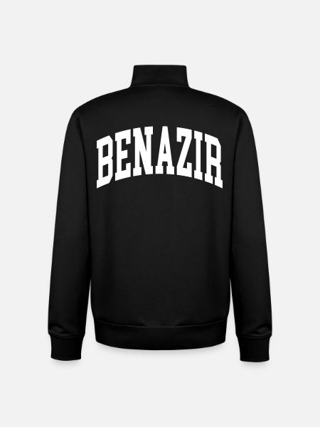 Benazir - Unisex Organic Zip Sweatshirt von Stanley/Stella - Schwarz