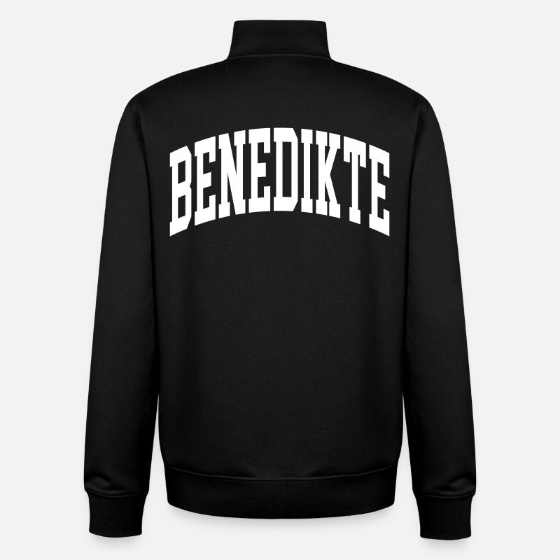 Benedikte - Unisex Organic Zip Sweatshirt von Stanley/Stella - Schwarz