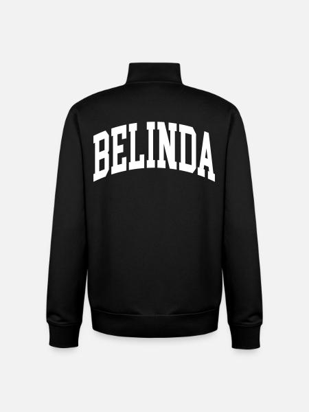 Belinda - Sweat zippé unisexe en coton bio Stanley/Stella - noir
