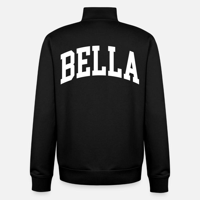 Bella - Sweat zippé unisexe en coton bio Stanley/Stella - noir