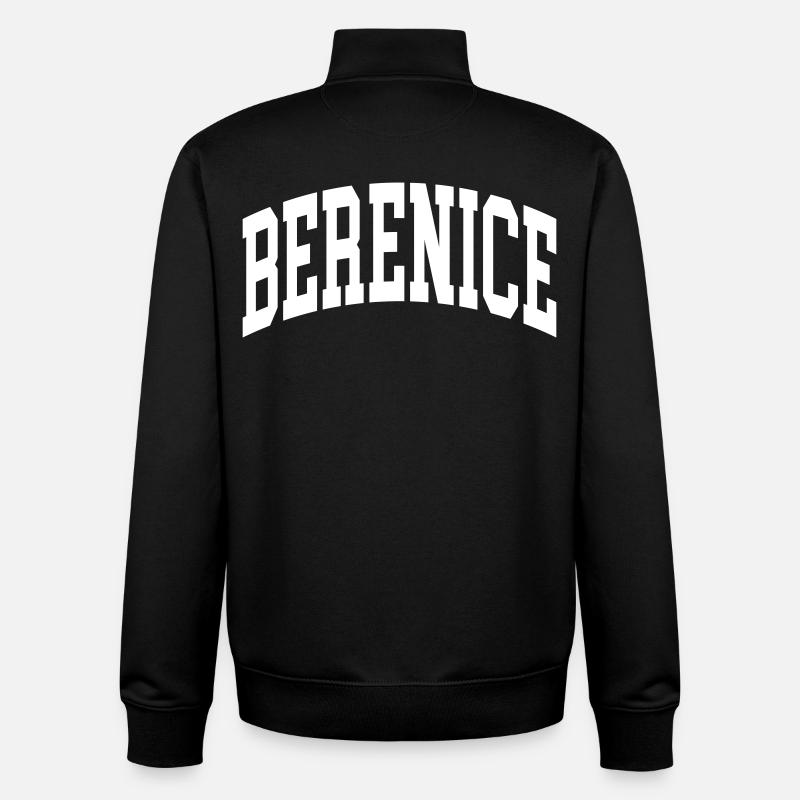 Berenice - Unisex Organic Zip Sweatshirt by Stanley/Stella - black