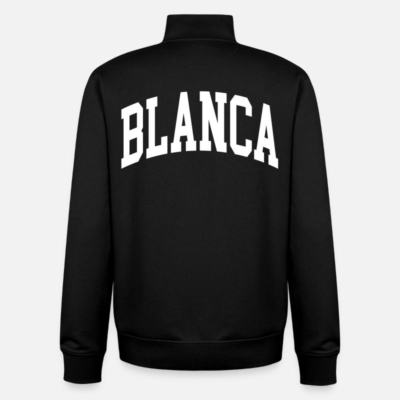 Blanca - Unisex Organic Zip Sweatshirt von Stanley/Stella - Schwarz