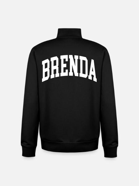 Brenda - Sweat zippé unisexe en coton bio Stanley/Stella - noir