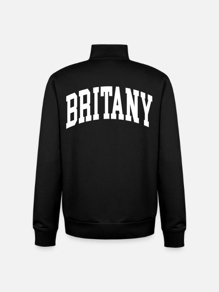 Britany - Unisex Organic Zip Sweatshirt von Stanley/Stella - Schwarz