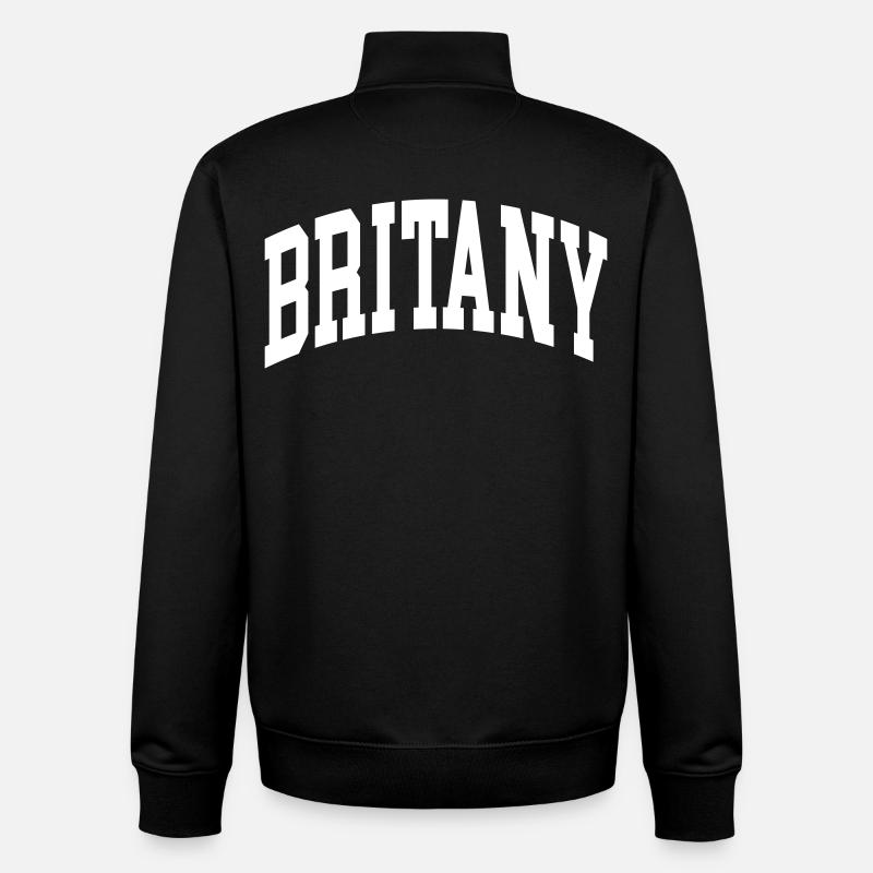 Britany - Unisex Organic Zip Sweatshirt von Stanley/Stella - Schwarz