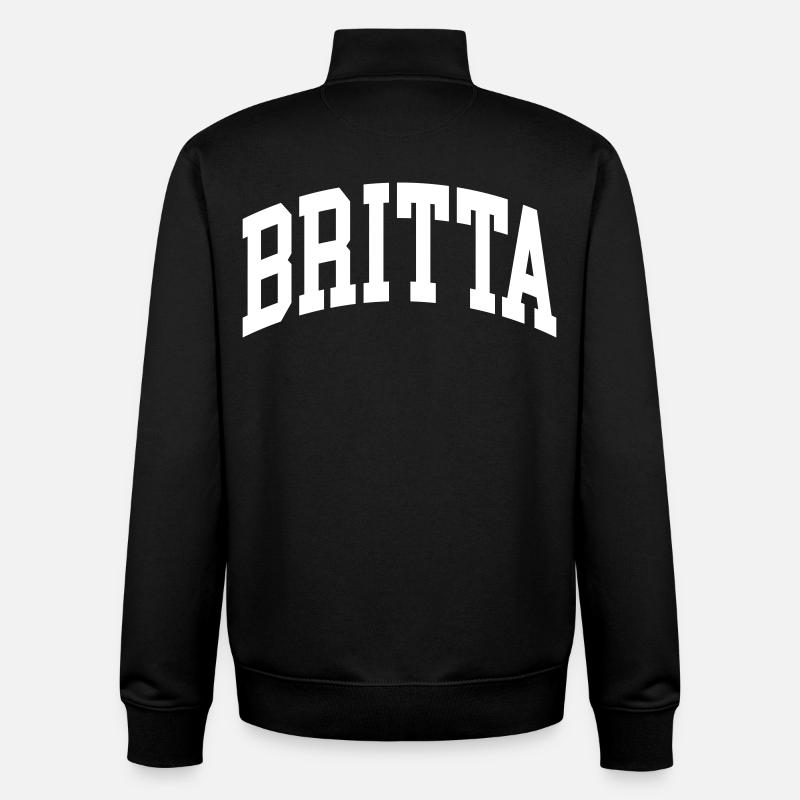 Britta - Unisex Organic Zip Sweatshirt von Stanley/Stella - Schwarz