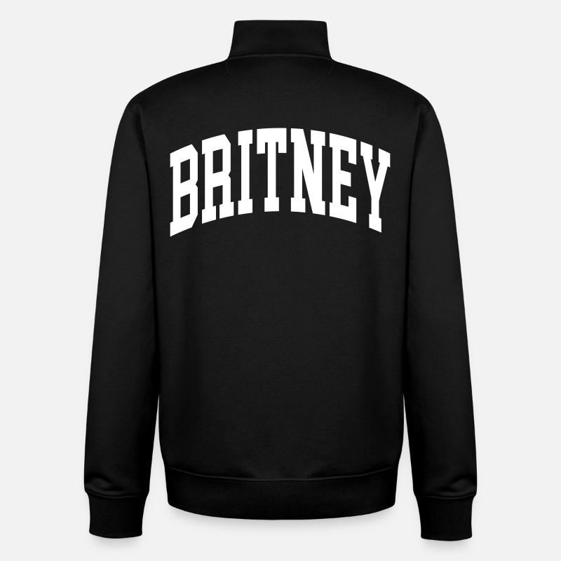 Britney - Unisex Organic Zip Sweatshirt by Stanley/Stella - black
