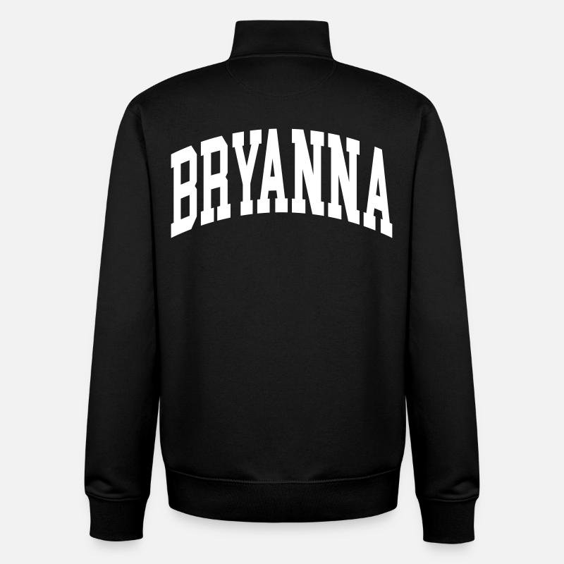 Bryanna - Unisex Organic Zip Sweatshirt von Stanley/Stella - Schwarz