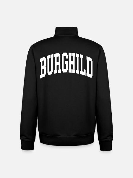 Burghild - Unisex Organic Zip Sweatshirt von Stanley/Stella - Schwarz