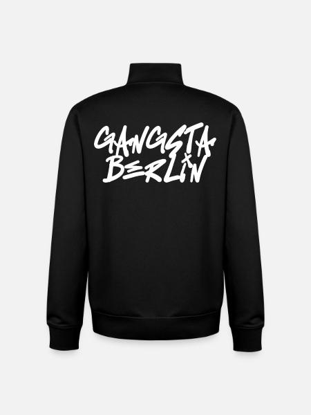 Gangsta_Berlin_Rap_Hip_Hop_Ostblock - Unisex Organic Zip Sweatshirt von Stanley/Stella - Schwarz