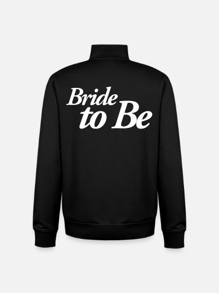Bride to Be - Unisex Organic Zip Sweatshirt by Stanley/Stella - black
