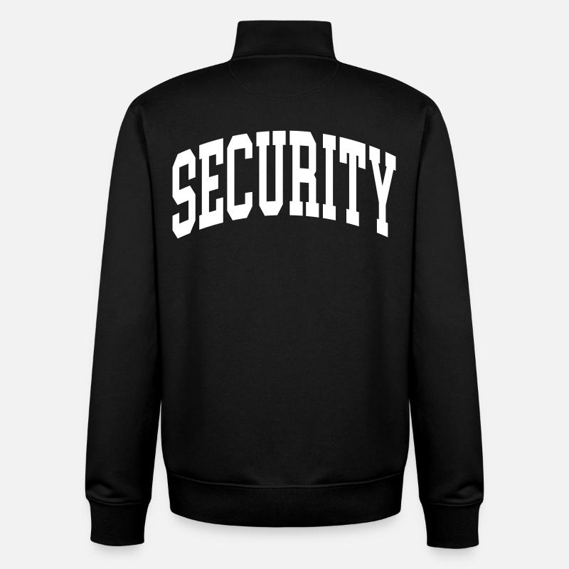 Security - Unisex Organic Zip Sweatshirt von Stanley/Stella - Schwarz