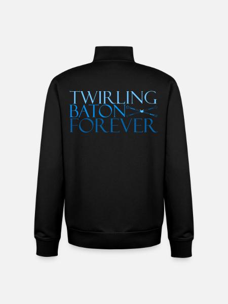 TWB forever bleu - Sweat zippé unisexe en coton bio Stanley/Stella - noir