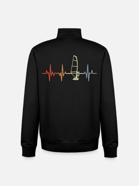 4. Juli USA Cheerleaderin - Unisex Organic Zip Sweatshirt von Stanley/Stella - Schwarz