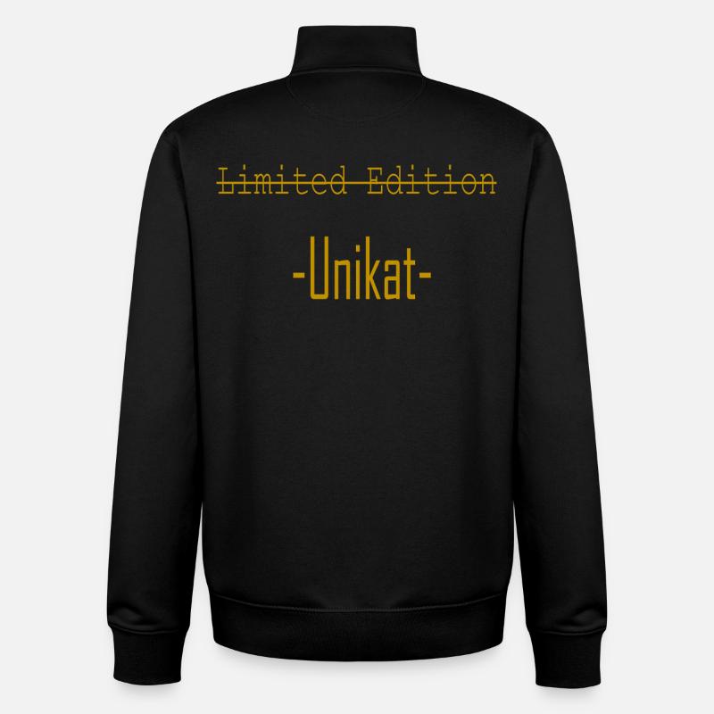 Pièce unique en édition limitée - Sweat zippé unisexe en coton bio Stanley/Stella - noir