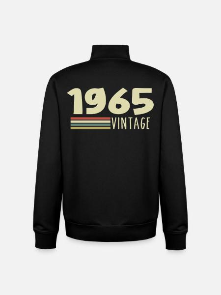 1965 Anniversary 1965 - Unisex Organic Zip Sweatshirt by Stanley/Stella - black