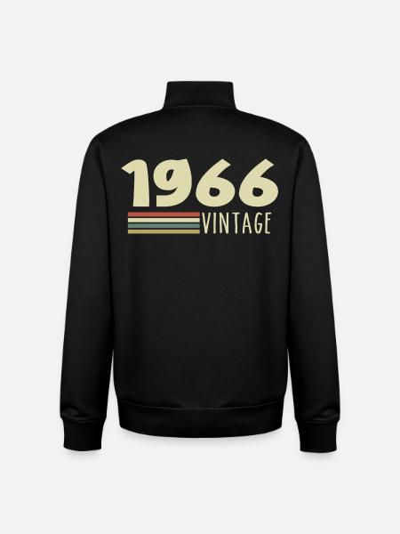 1966 Anniversary 1966 - Unisex Organic Zip Sweatshirt by Stanley/Stella - black