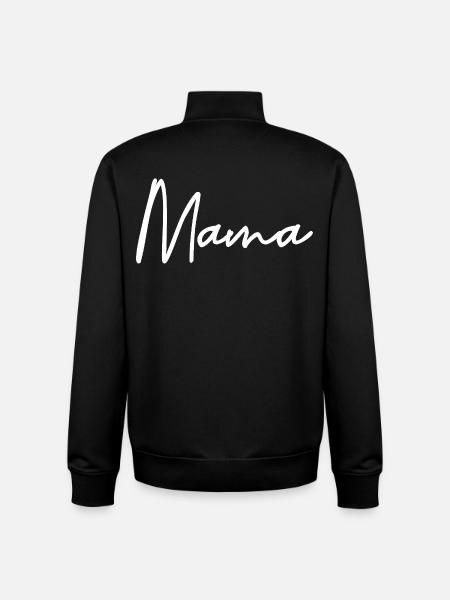 Mom - Unisex Organic Zip Sweatshirt by Stanley/Stella - black