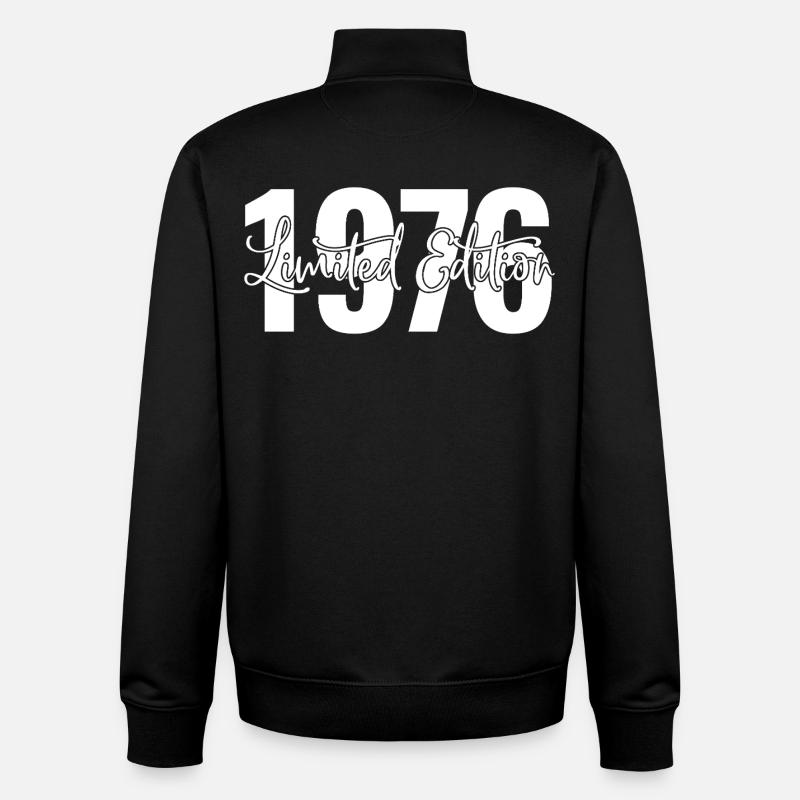 Edition limitée 1976 - Sweat zippé unisexe en coton bio Stanley/Stella - noir