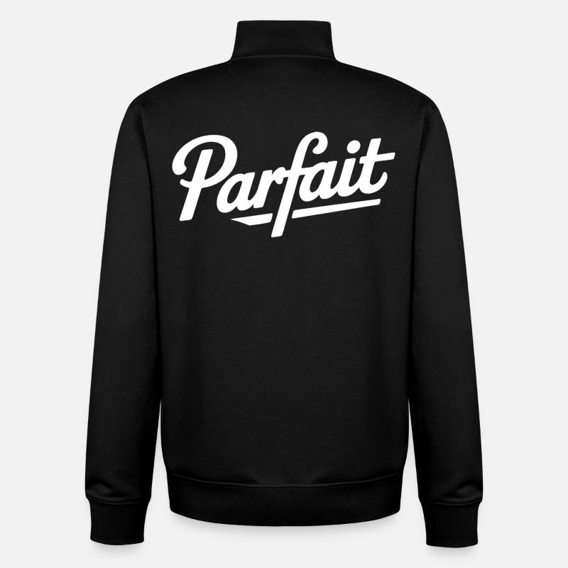 perfekt - Unisex Organic Zip Sweatshirt von Stanley/Stella - Schwarz