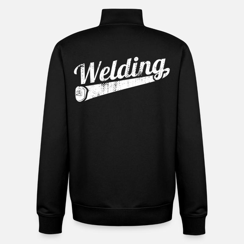 Lustiger Schweißer - Unisex Organic Zip Sweatshirt von Stanley/Stella - Schwarz