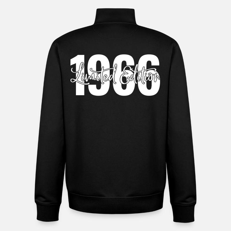 Limited Edition 1966 - Unisex Organic Zip Sweatshirt by Stanley/Stella - black