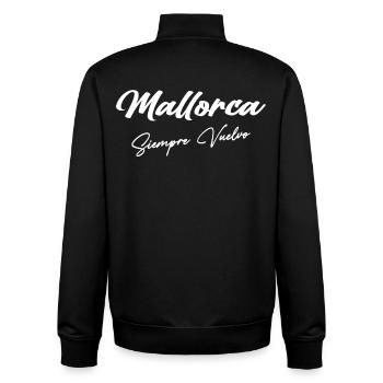 Mallorca - Unisex Organic Zip Sweatshirt von Stanley/Stella - Schwarz - Hinten - AI Model Male 185 light (185cm)