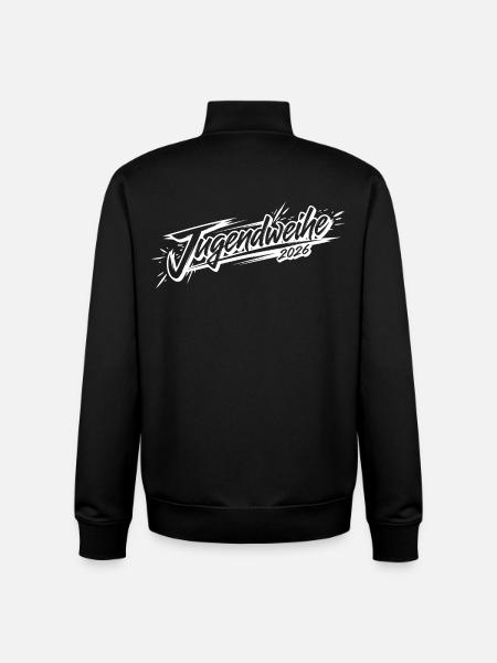 Jugendweihe 2026 - Unisex Organic Zip Sweatshirt von Stanley/Stella - Schwarz