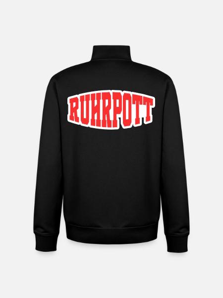 Ruhrpott - Sweat zippé unisexe en coton bio Stanley/Stella - noir