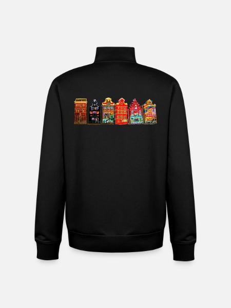 hot spot Amsterdam - Unisex Organic Zip Sweatshirt von Stanley/Stella - Schwarz